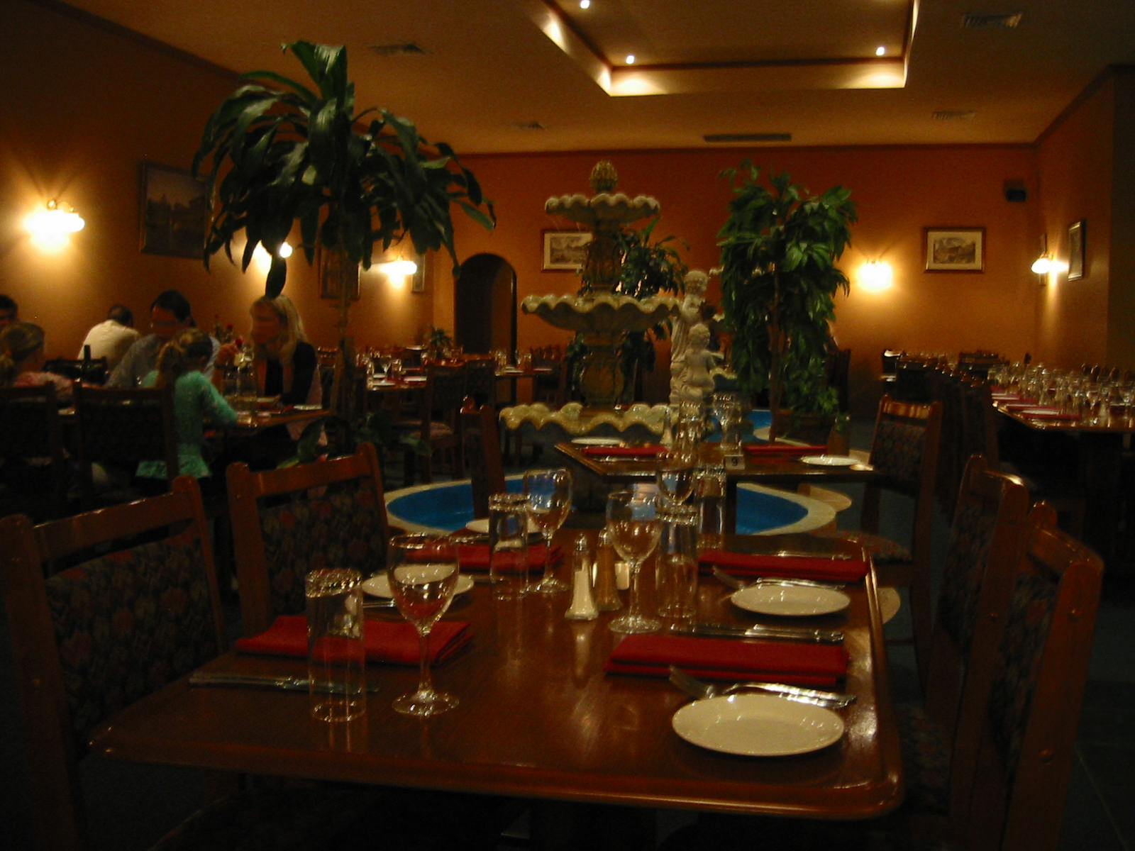 Restaurant dining room