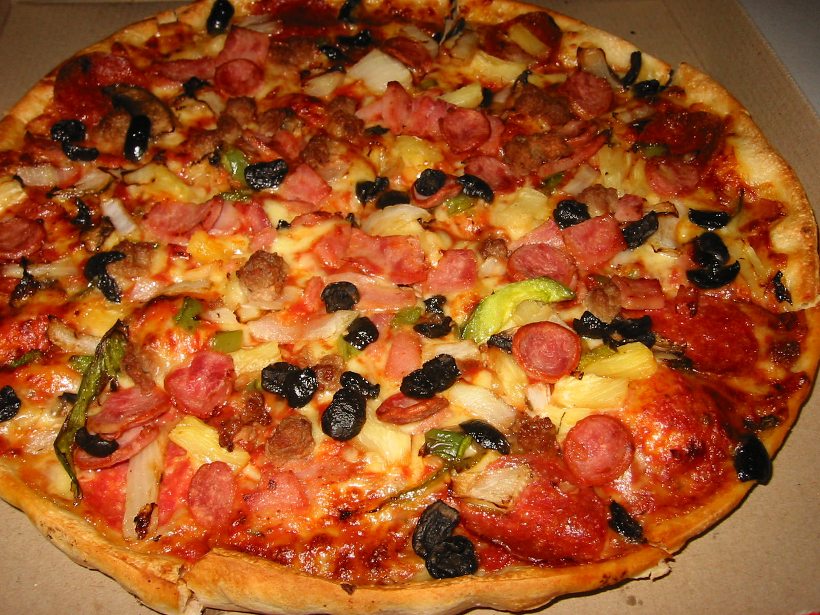 Super Supreme Pizza from Pizza Hut