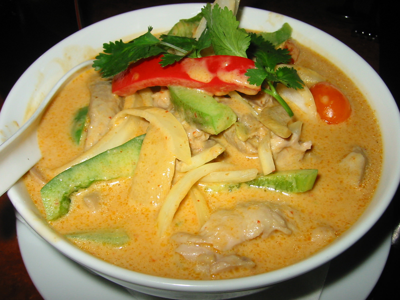 Duck red curry