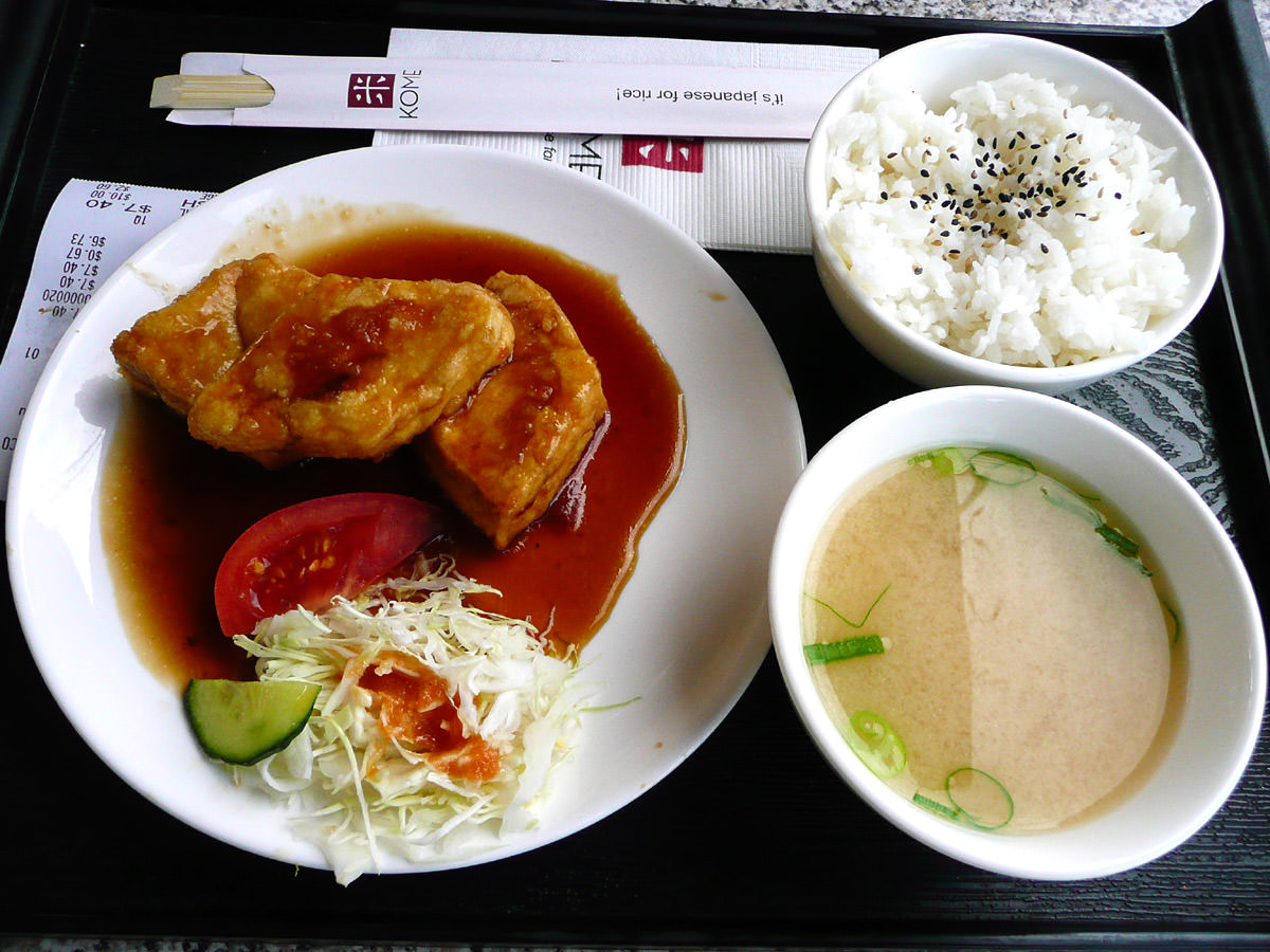 Teriyaki tofu meal deal