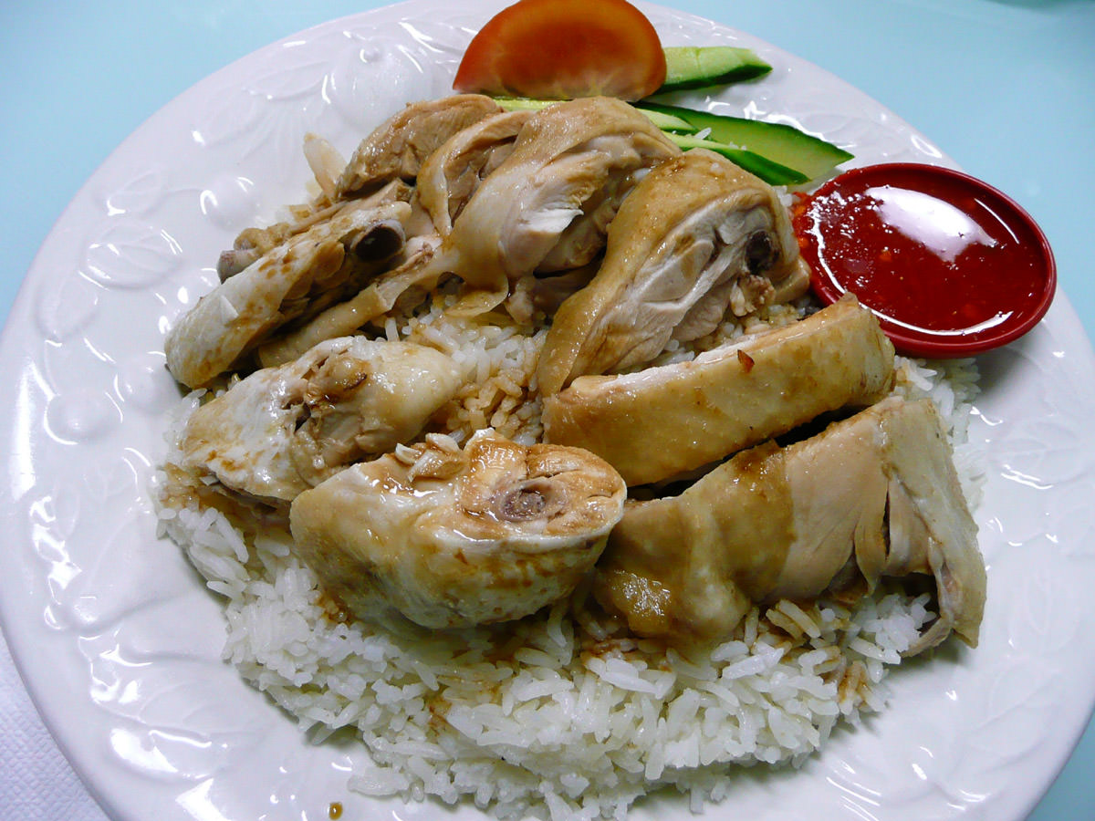 Hainan chicken rice 1