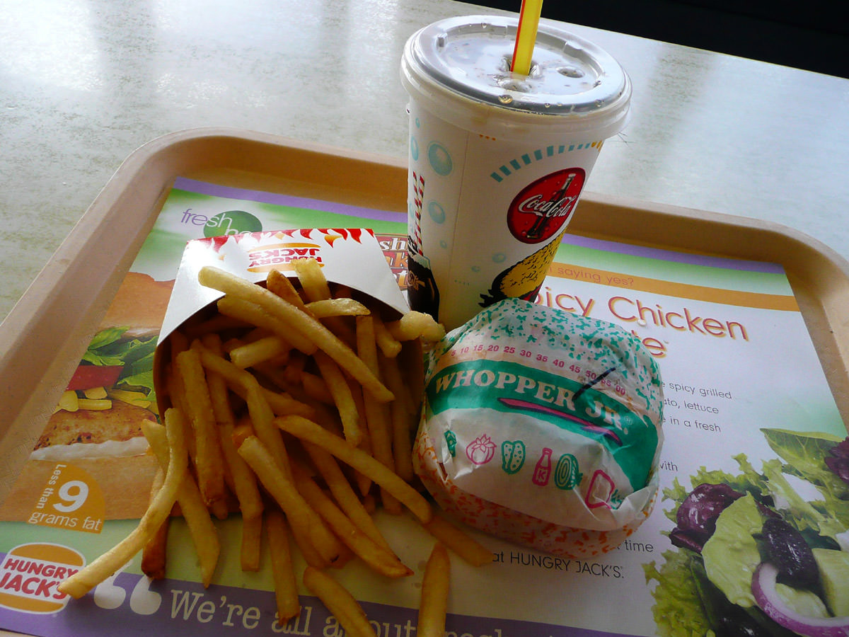 Hungry Jack's Whopper Junior Meal