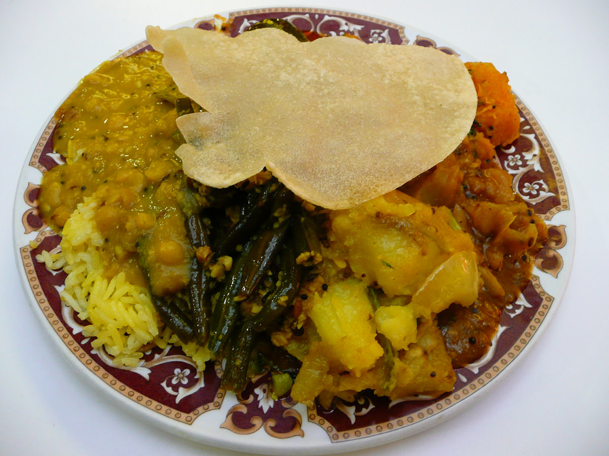 Indian vegetarian combination