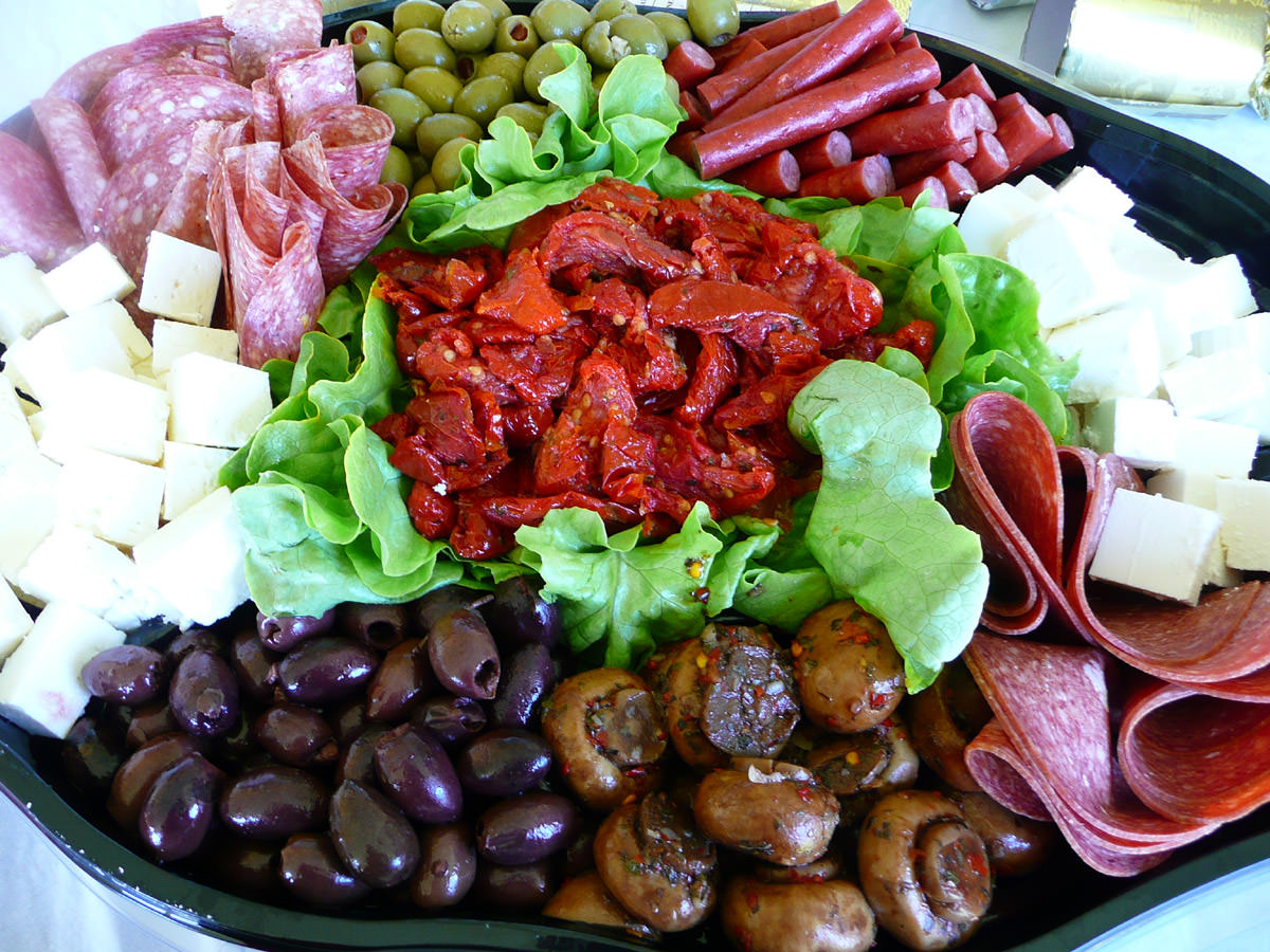 Antipasto platter from Woolworths