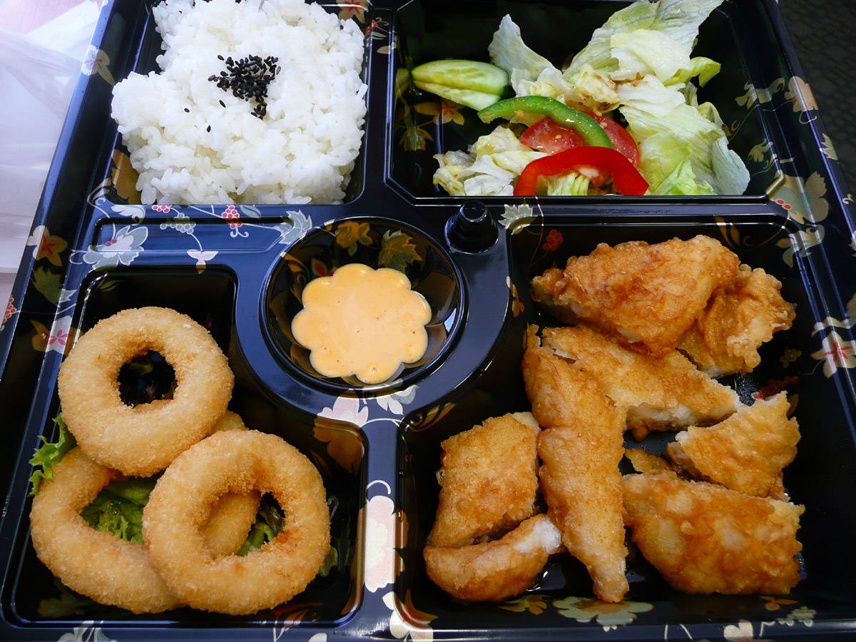 SRM's Large Teriyaki Fish Lunch Box