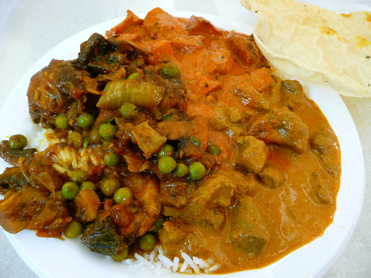 Large curry combination