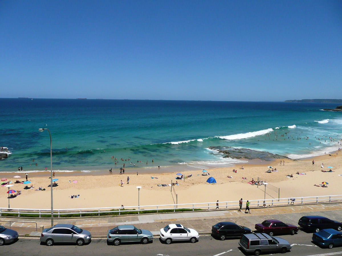 View of Newcastle Beach