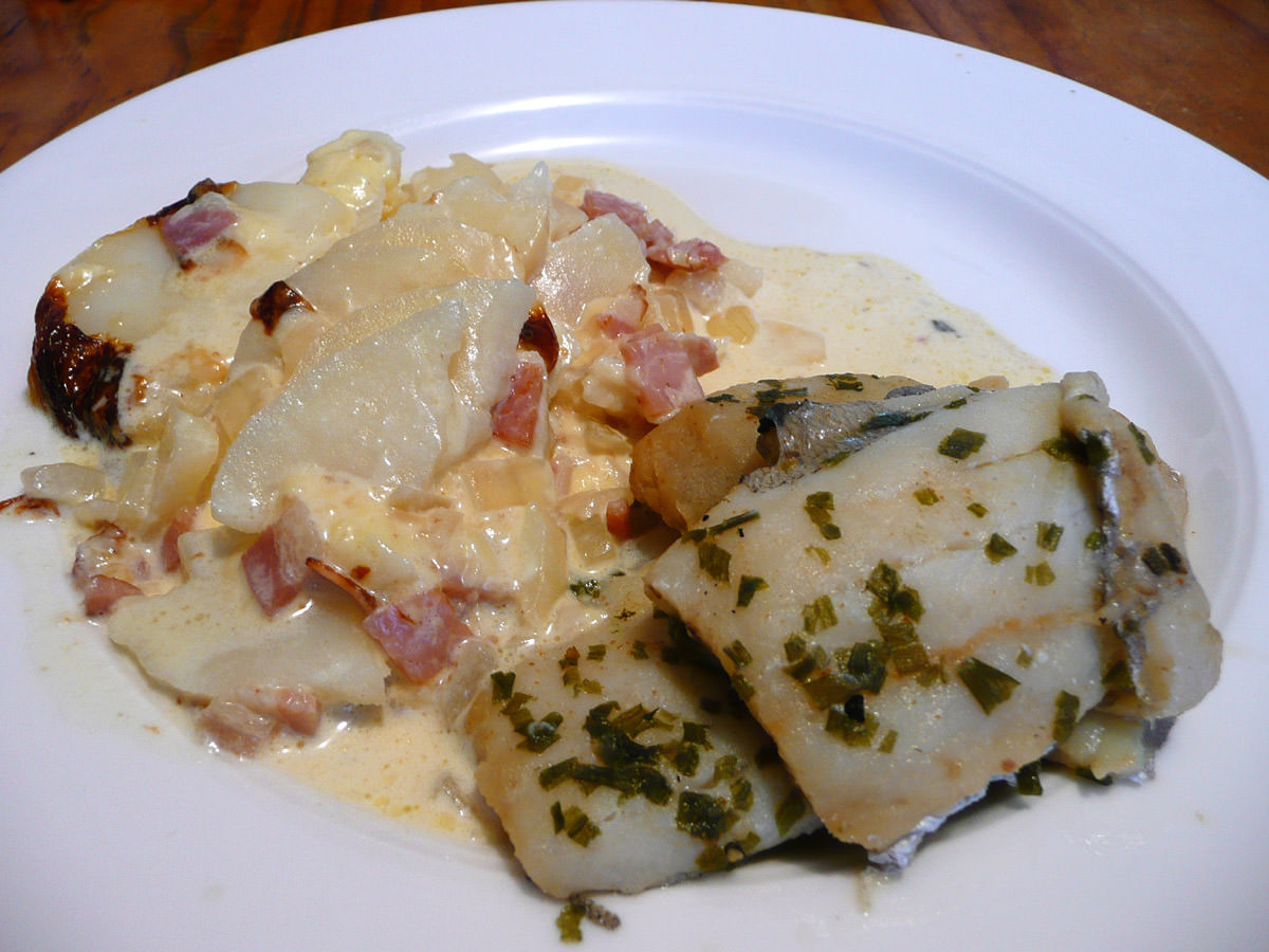 Fish and potato bake