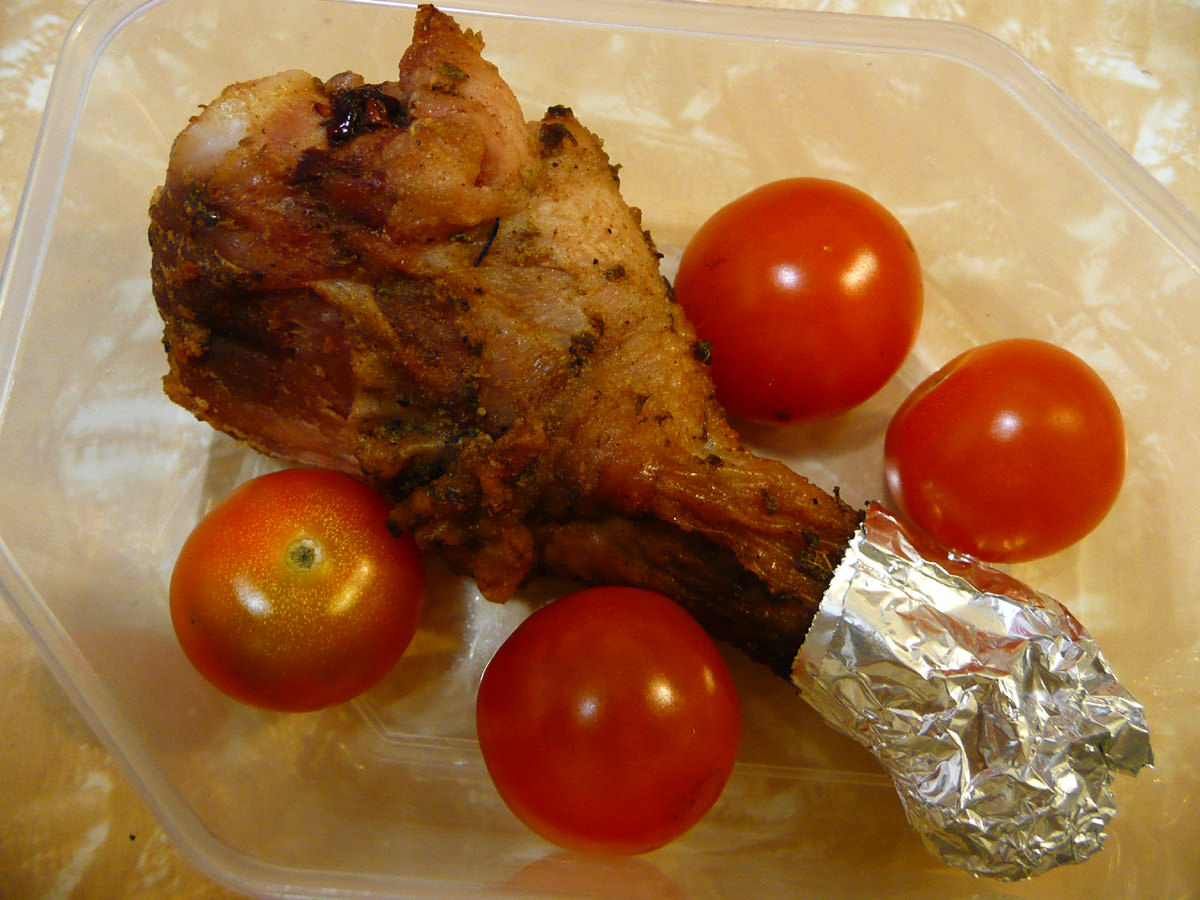 Chicken drumstick with Greek seasoning