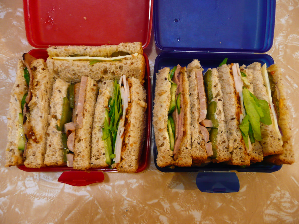 Hers and hers sandwiches