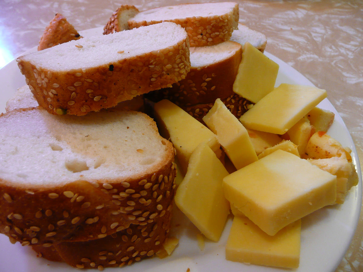 Bread and cheese