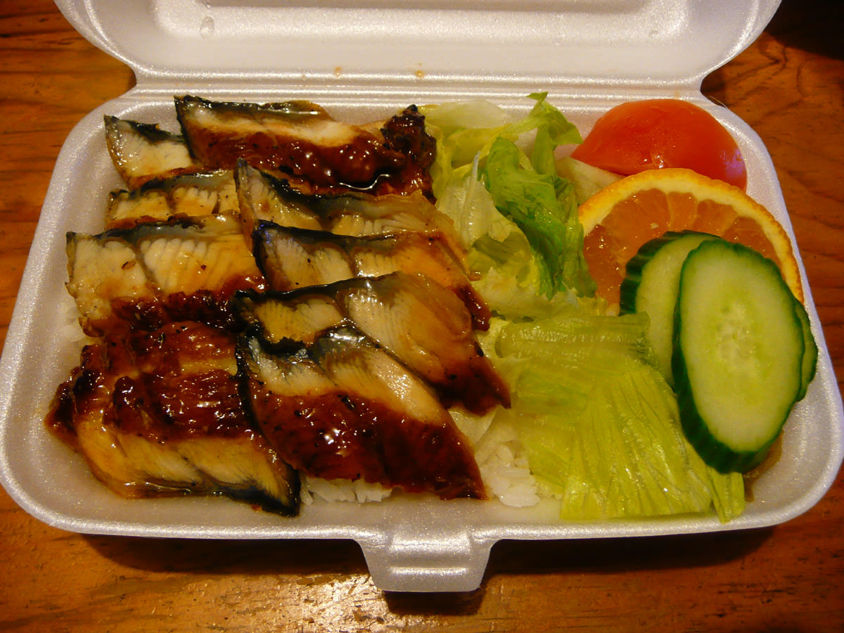 Large eel (unagi) and rice