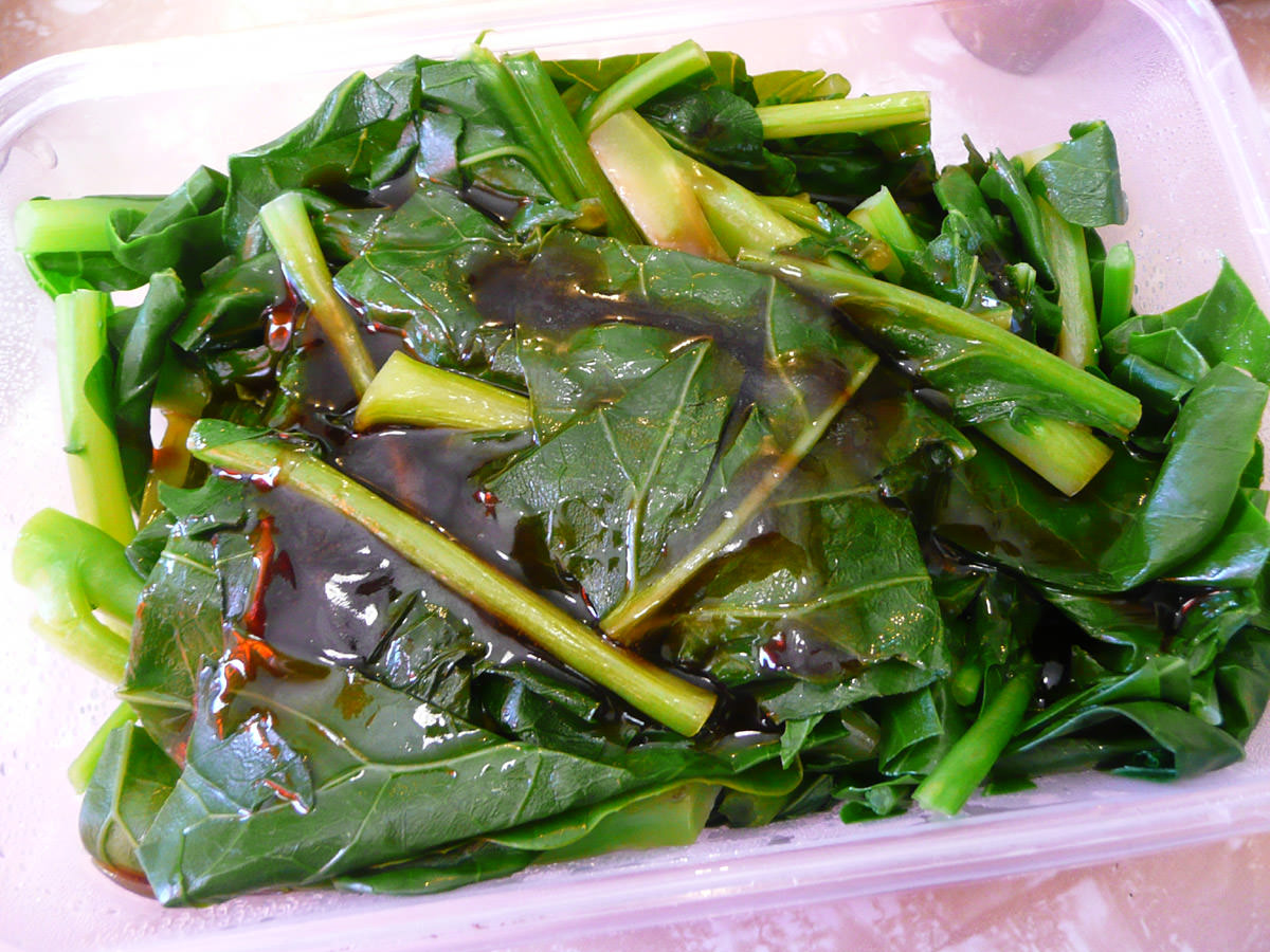 Kailan with oyster sauce