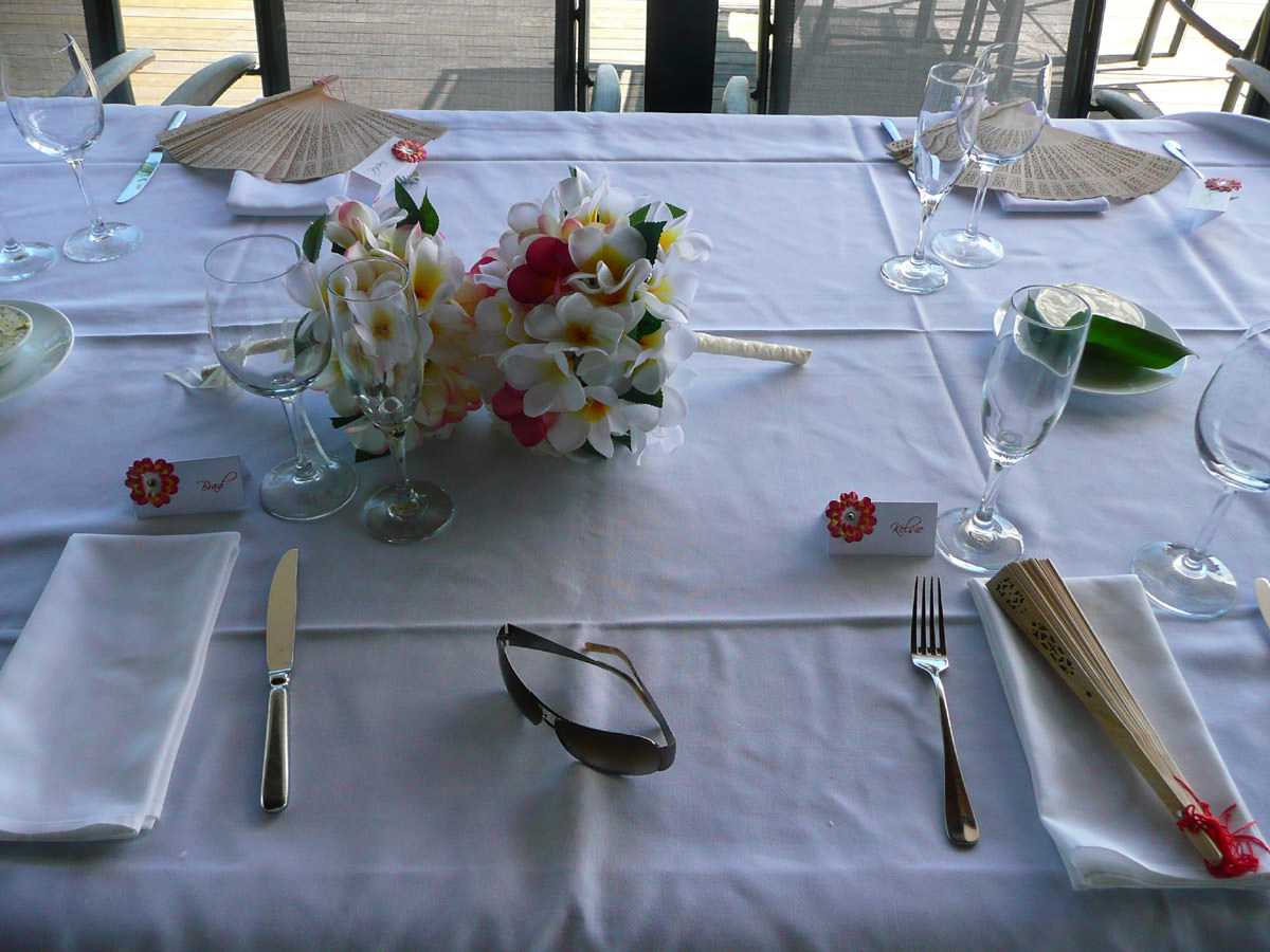 The Bride's place setting