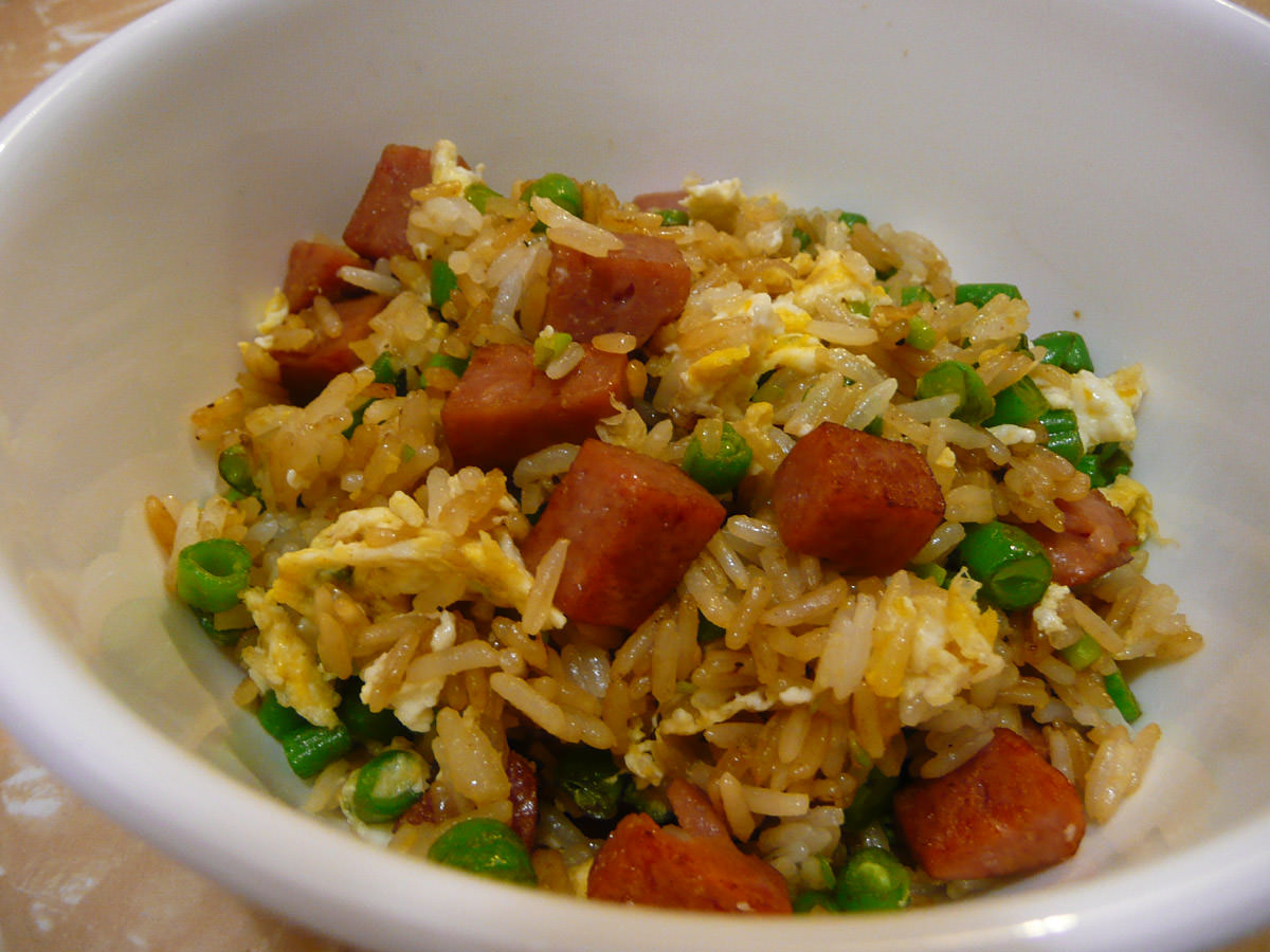 SPAM fried rice