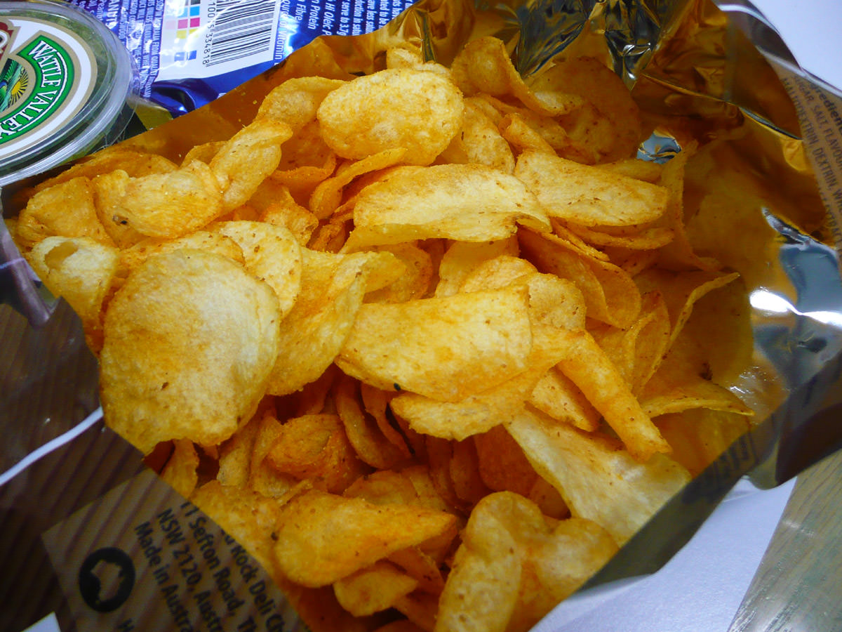 Honey and soy chicken crisps