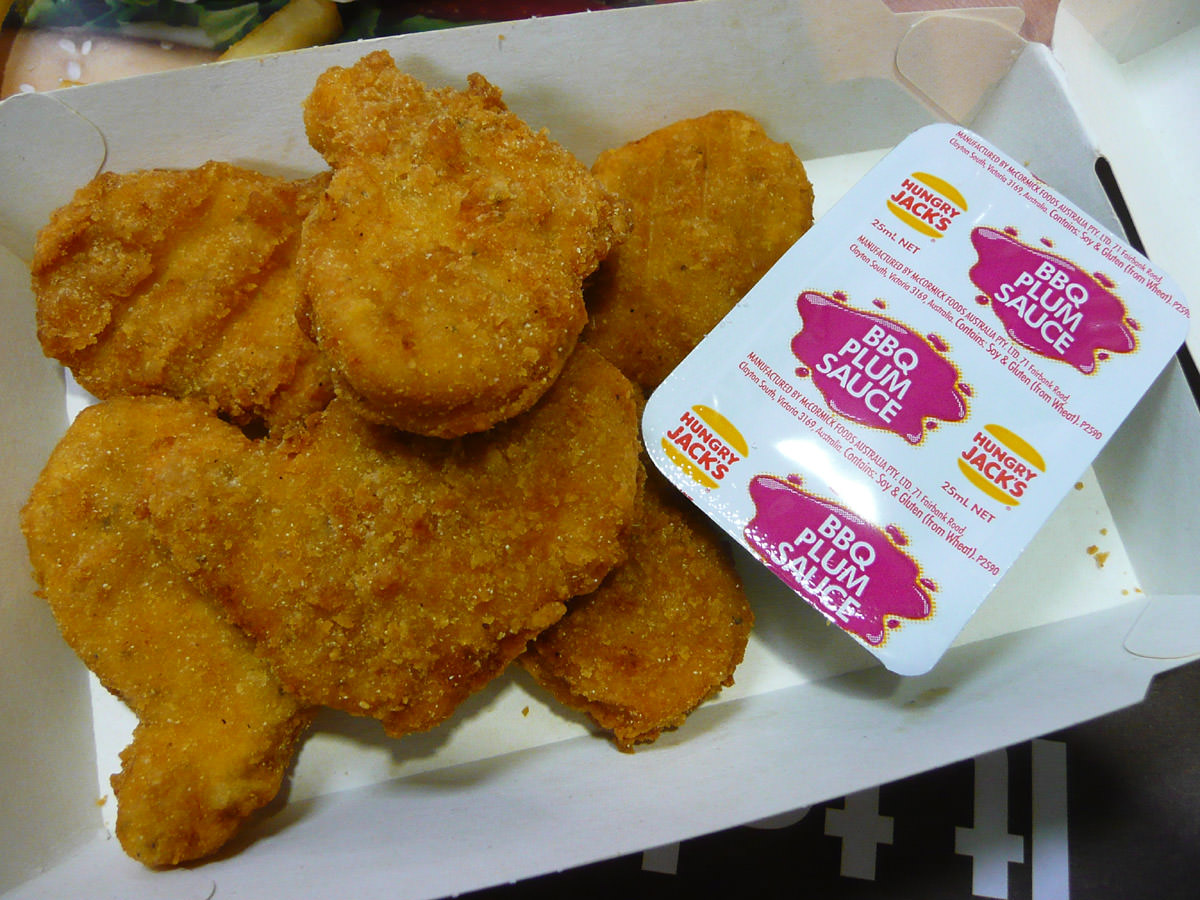 The new Hungry Jack's chicken nuggets