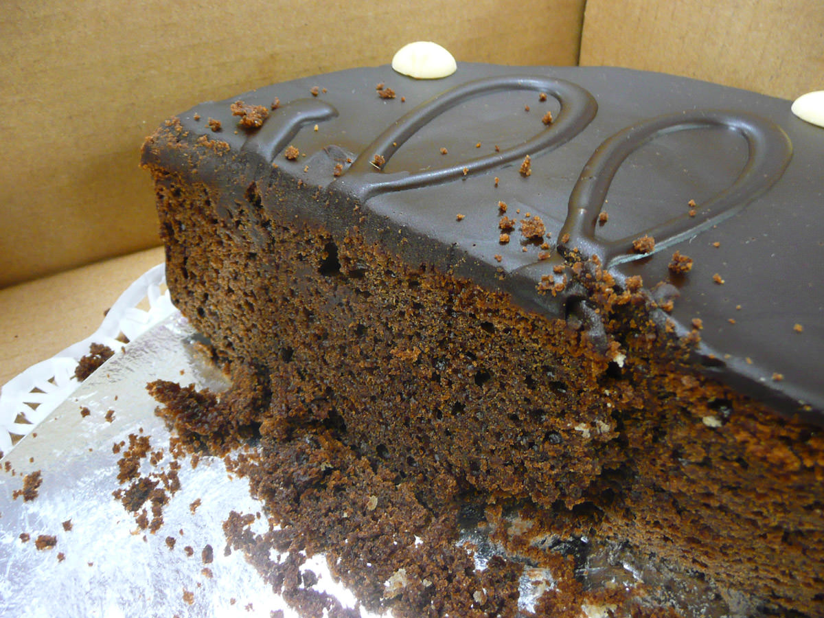 Chocolate cake - innards