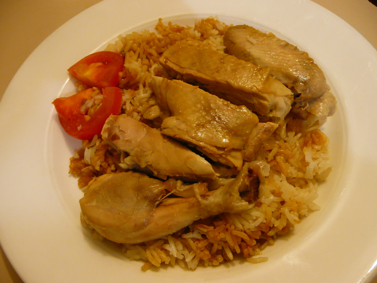 Hainan chicken rice