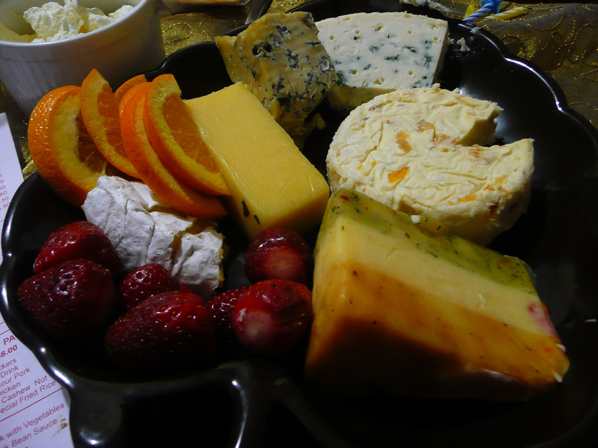 Secondhand cheese platter