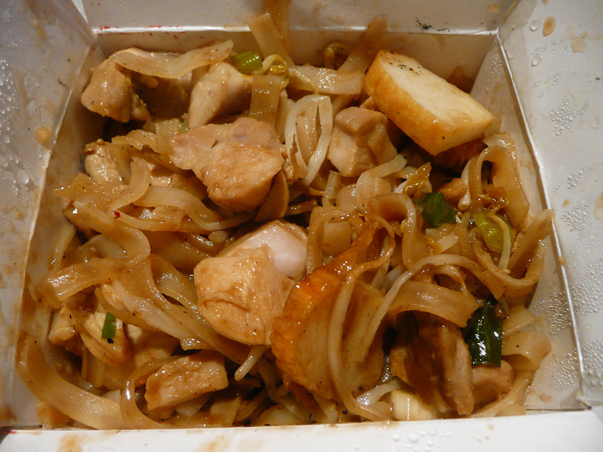 Pad Thai from Noodlebox - close-up