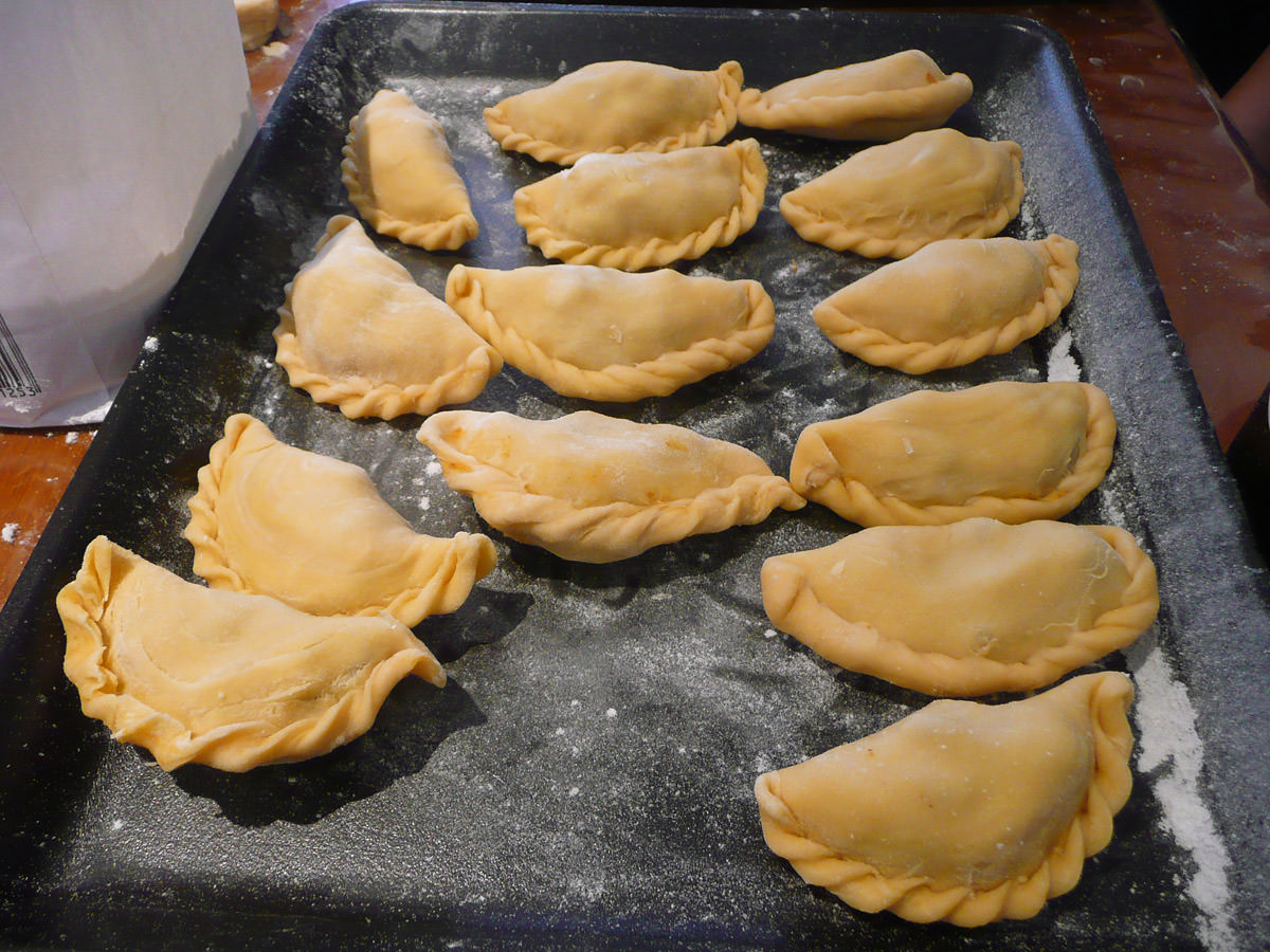 Curry puffs - before frying
