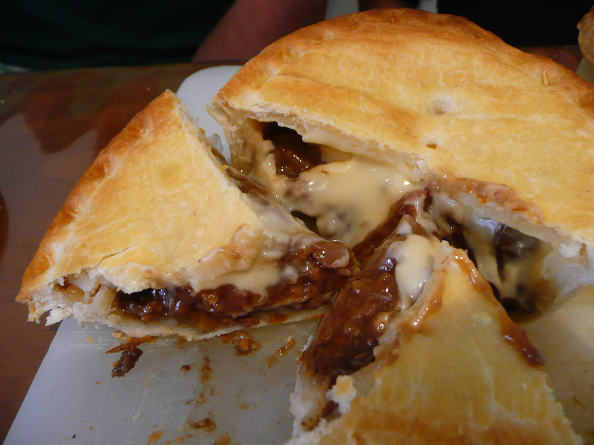 Beef and cheese pie