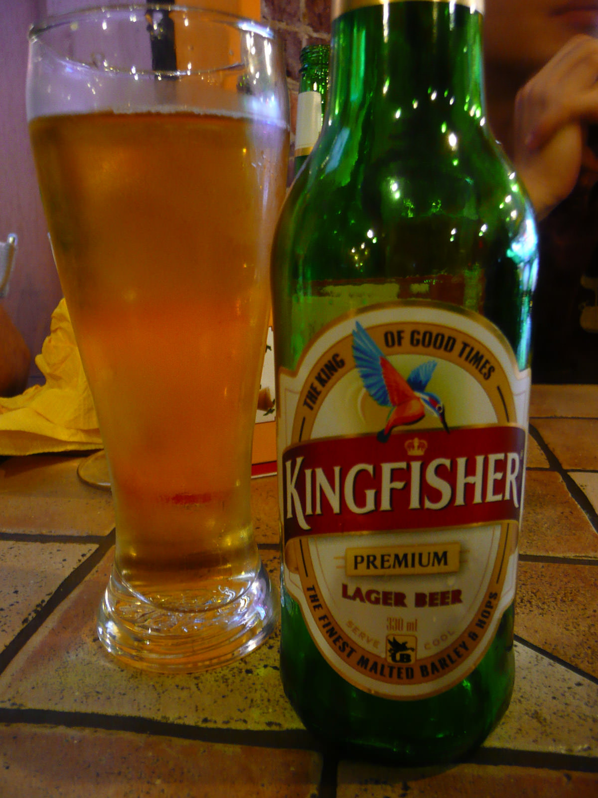 Kingfisher beer 