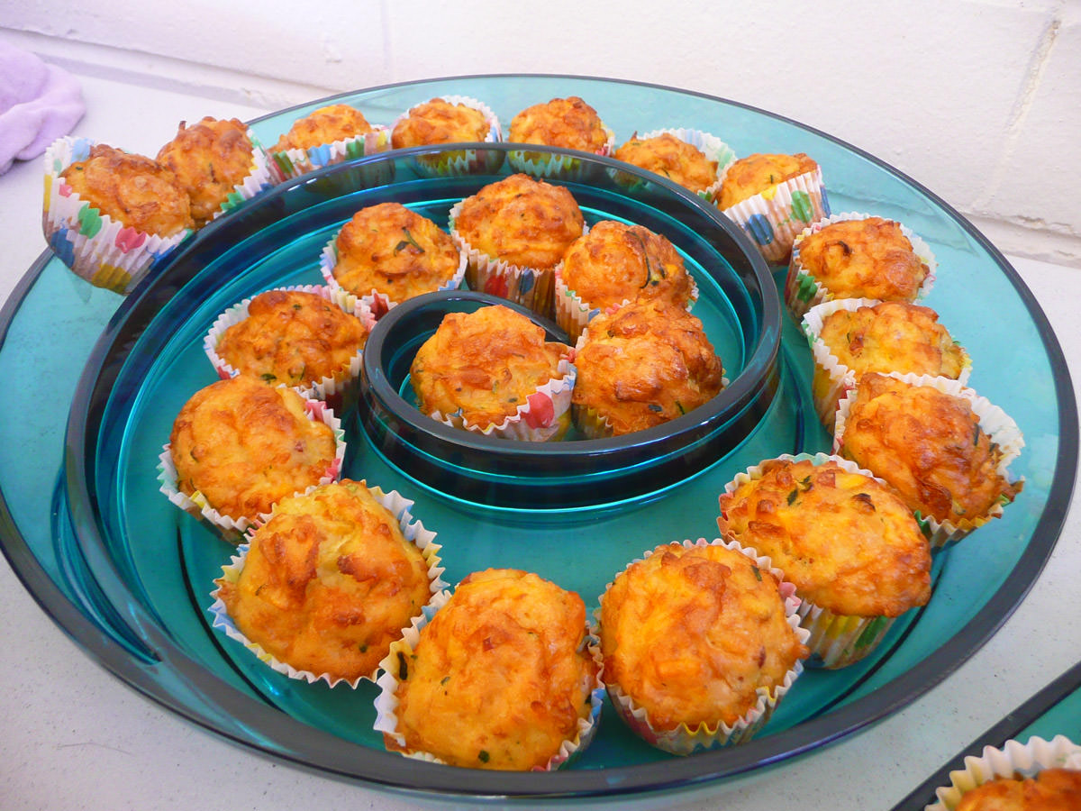 Mini quiches - made in mini muffin cases