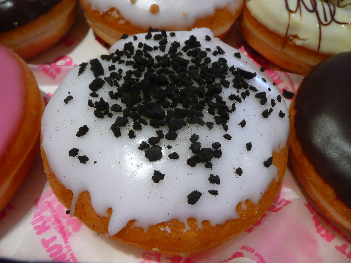 Cookies and cream donut