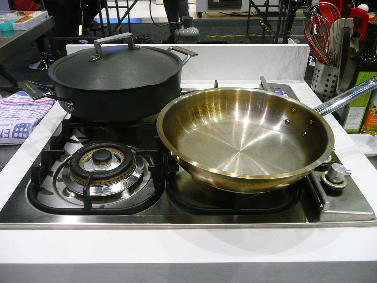 Our stove and pans