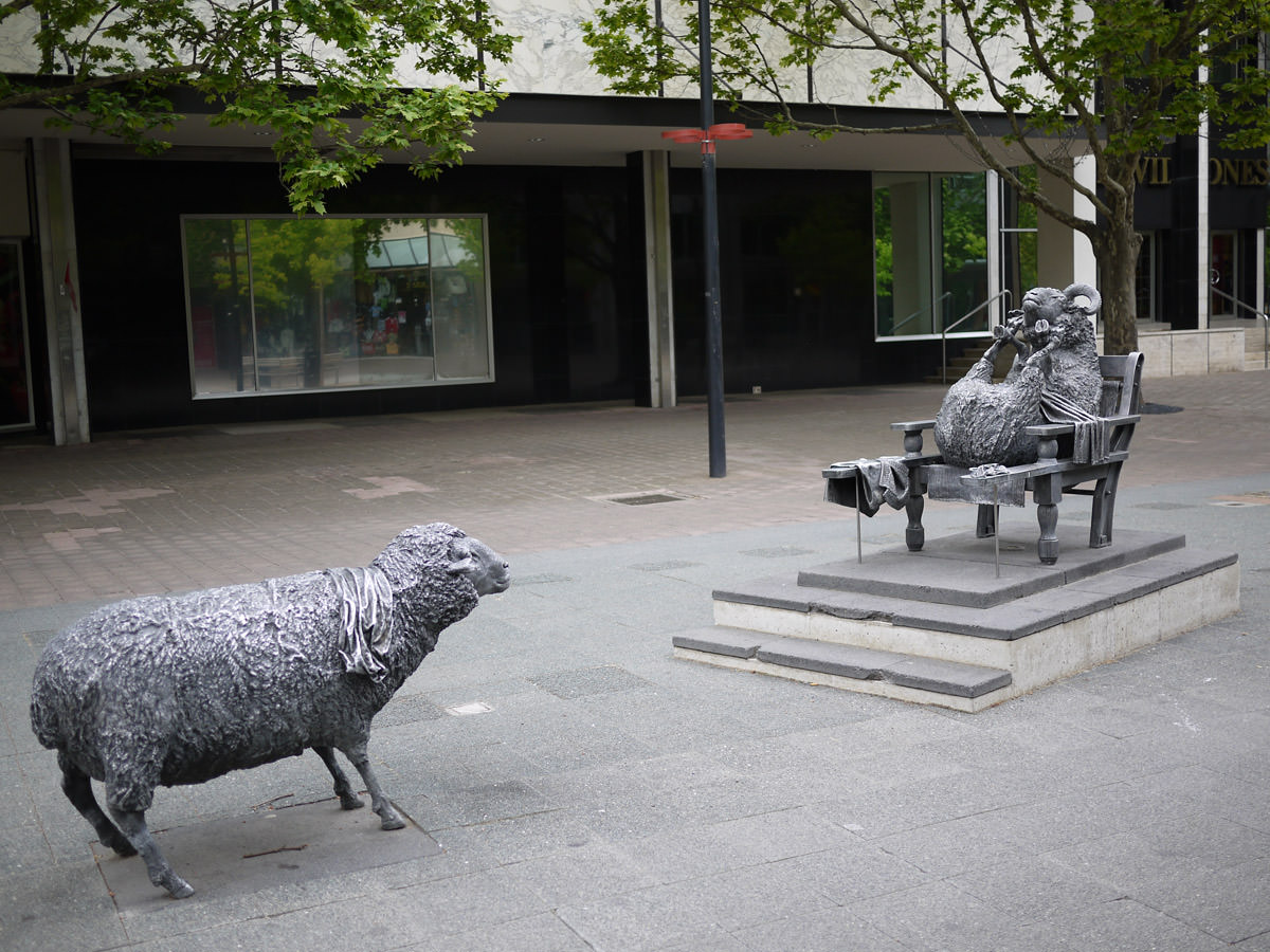 Sheep sculpture
