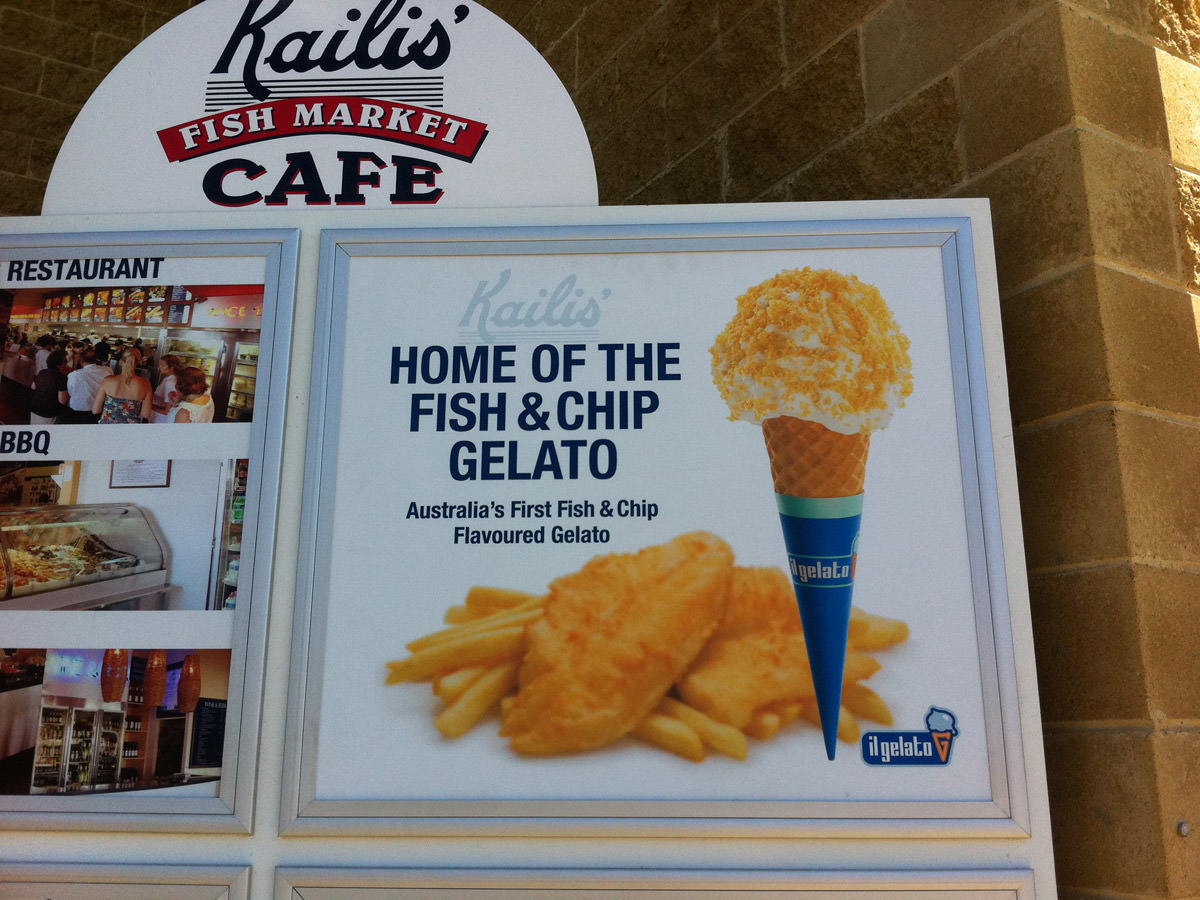 Kailis Fish Market Cafe, Fremantle - Home of the fish and chip gelato