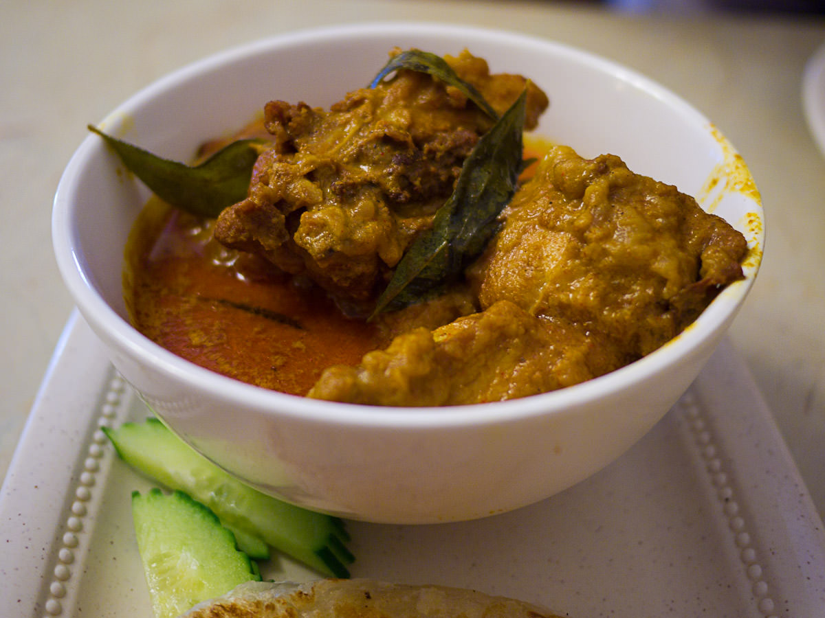 Chicken curry close-up