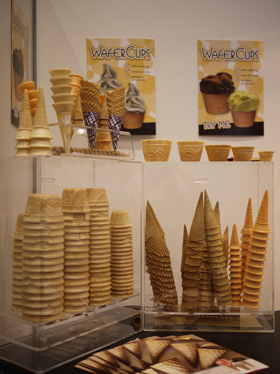 Wafer cups and cones