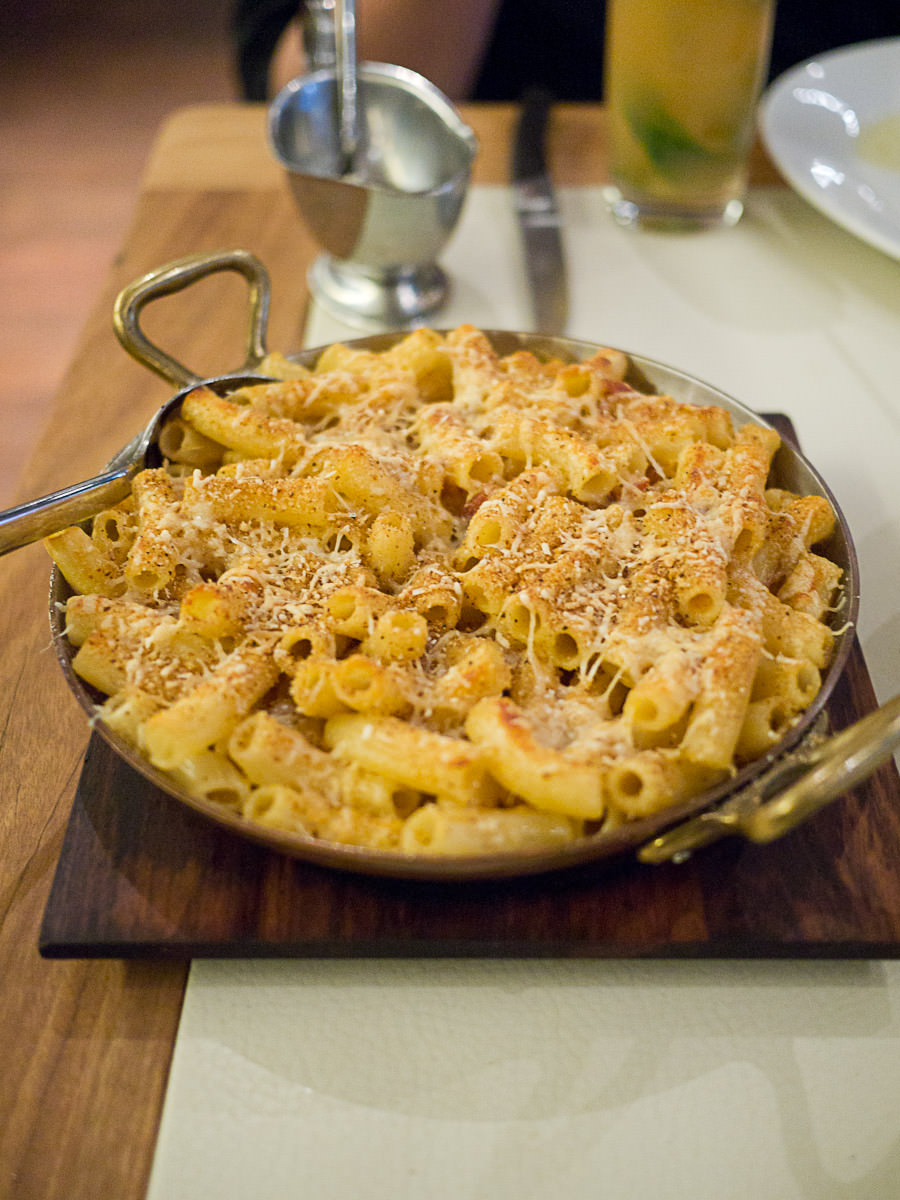 Mac and cheese (large, AU$11)