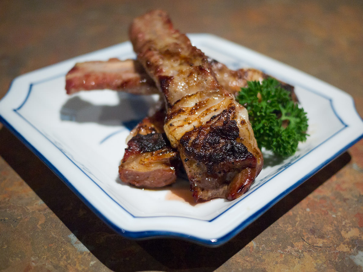 Grilled pork ribs (Chef's special, AU$10.50)