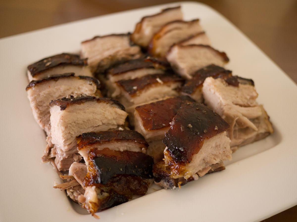 Slow-roasted pork