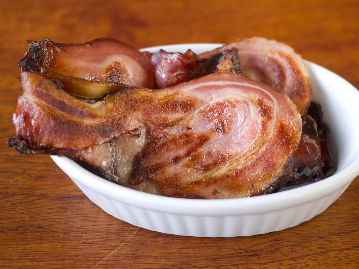 Bacon (side order, AU$4.50)