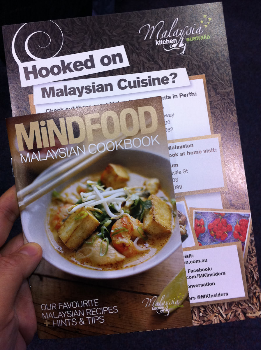 Free mini Malaysian cookbook, Malaysian Kitchen