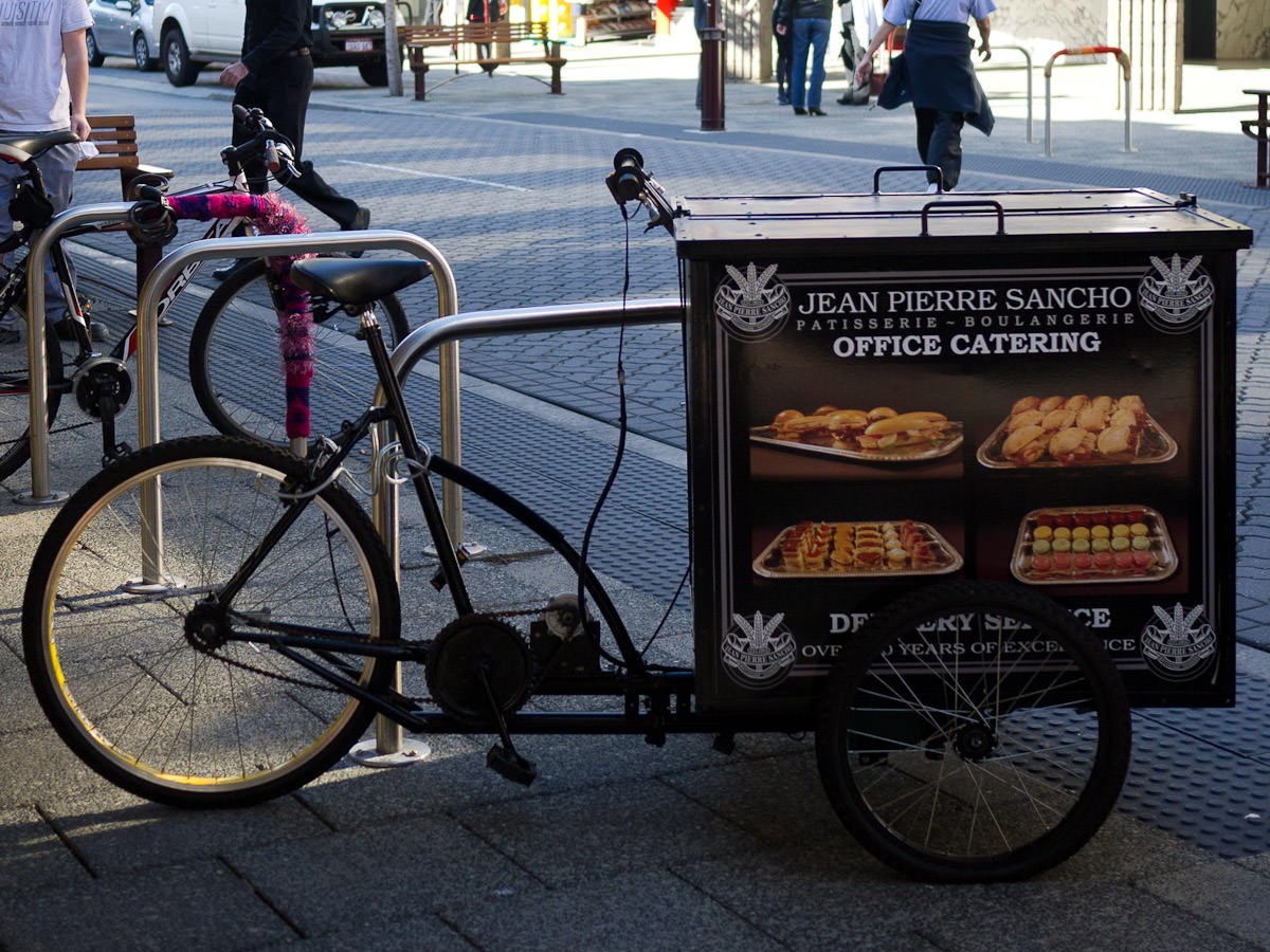Jean Pierre Sancho delivery bicycle