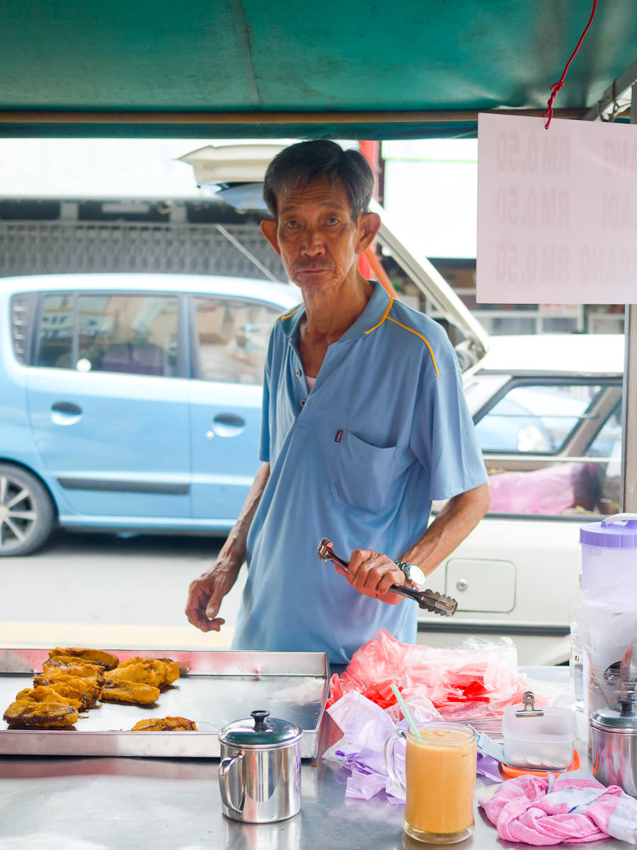 Pisang goreng seller