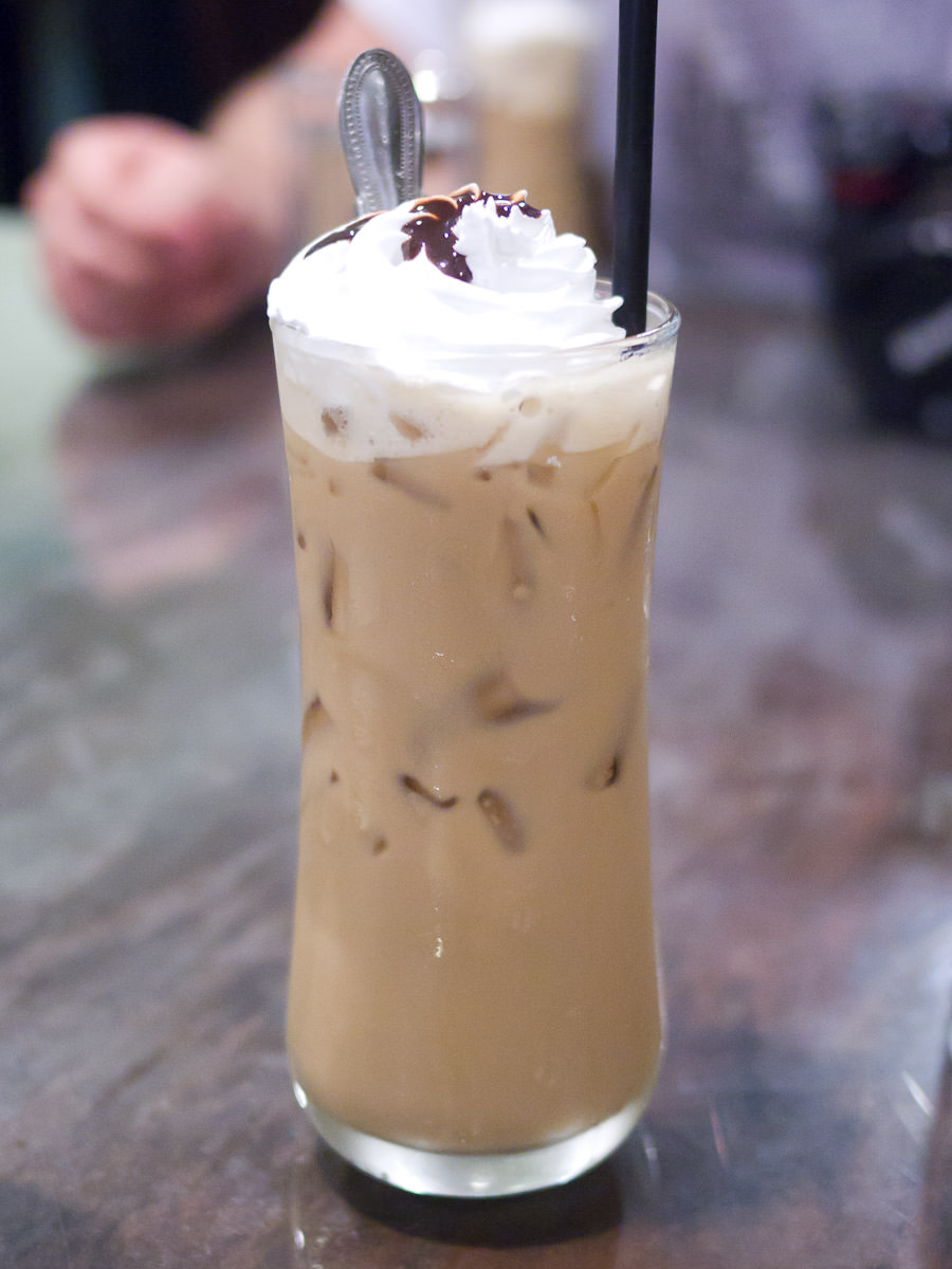 Traditional milky coffee with ice (RM3)