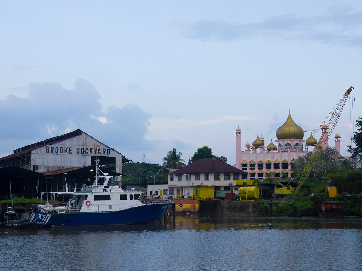 Brooke Dockyard and Kuching State Mosque