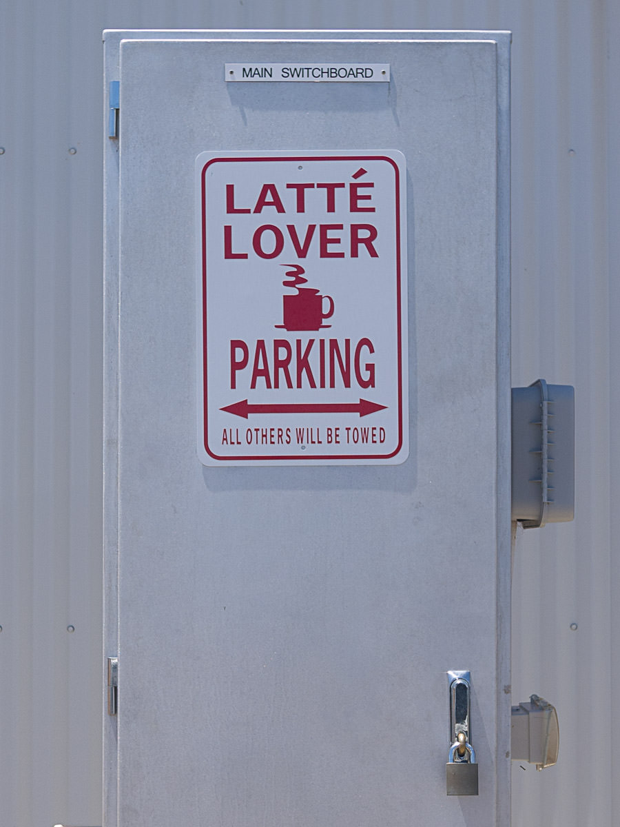 Latte lover parking
