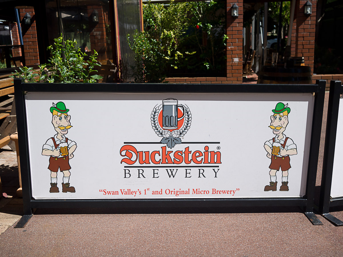 Duckstein Brewery - sign