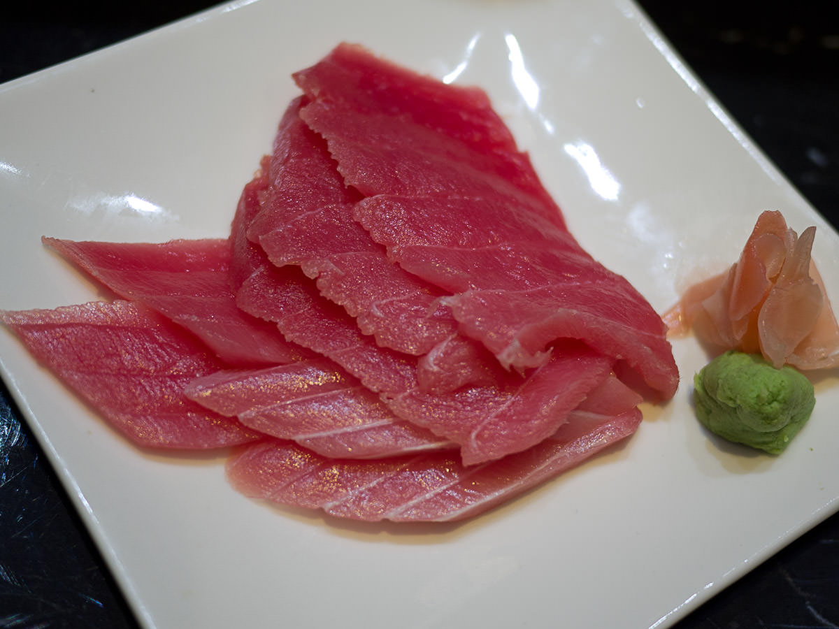 Tuna sashimi (AU$10.50)