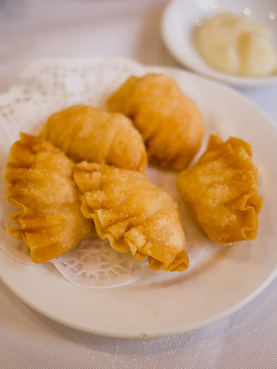 Deep-fried prawn dumplings