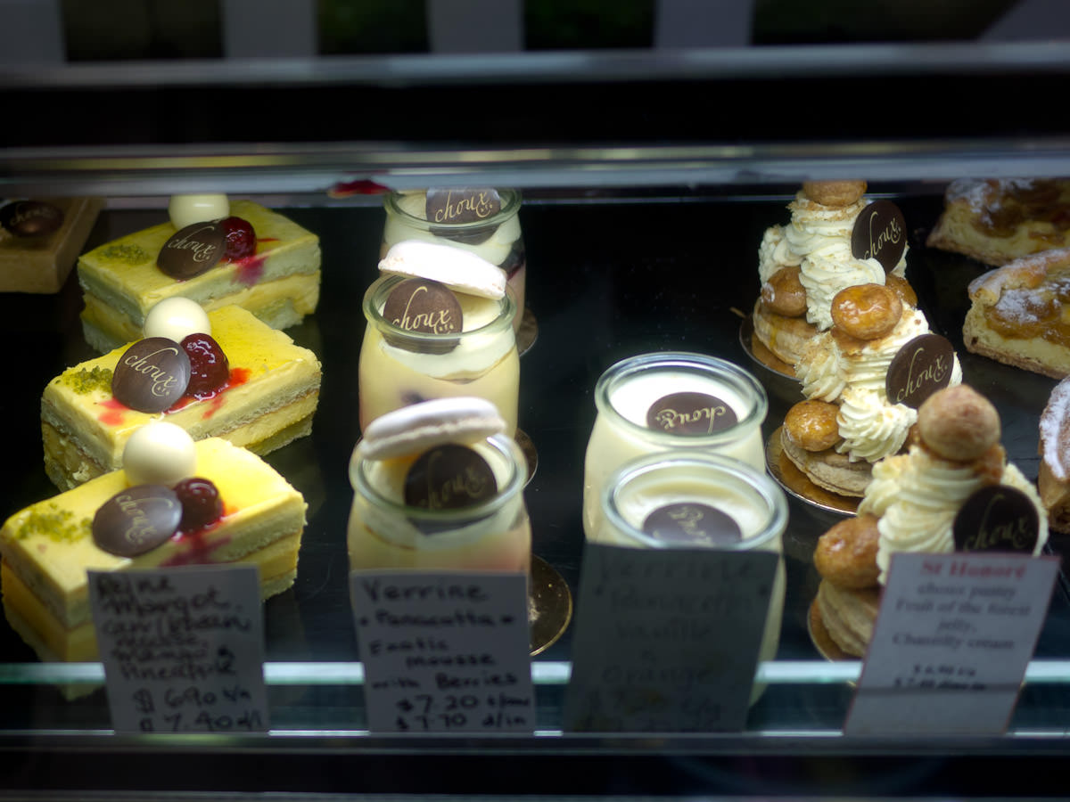 Pastries, Choux Cafe, Swanbourne