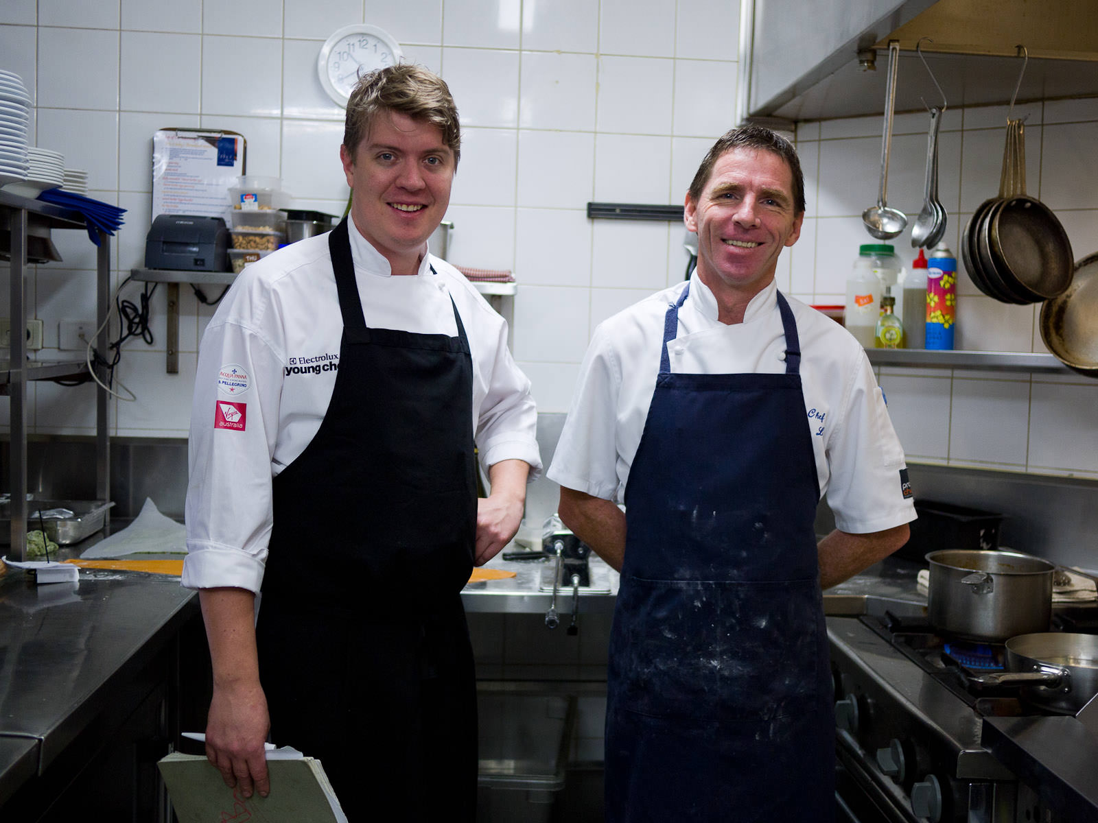 Chefs Richard Ousby and Colin Lyttle